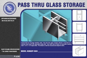 Glass Storage Units-H 6_04 UBGOP-2424